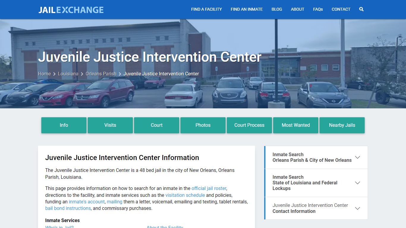 Juvenile Justice Intervention Center - Jail Exchange